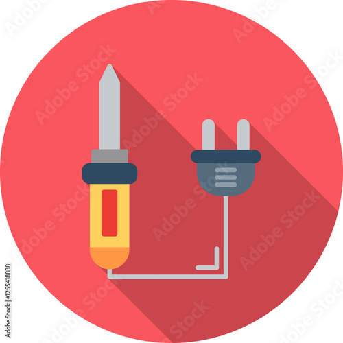 Soldering Iron Vector Icon