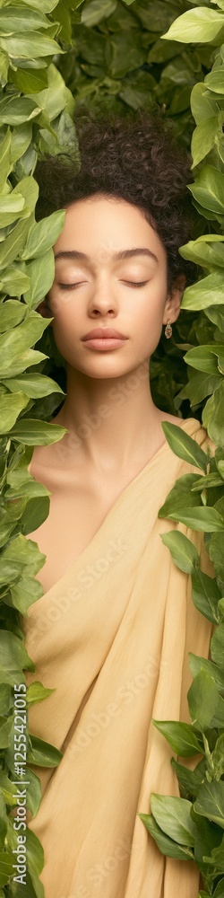 Eco-Chic Earth Day High-Fashion Editorial in Sustainable Bamboo Dress and Recycled Jewelry - Green Living Inspirations for the Fashion Industry Eco-Chic Earth Day High-Fashion Editorial in Sustainable Bamboo Dress and Recycled Jewelry - Green Living Inspirations for the Fashion Industry