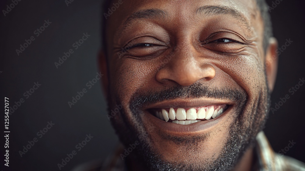 Portrait of a Happy Man with a Warm Smile Portrait of a Happy Man with a Warm Smile
