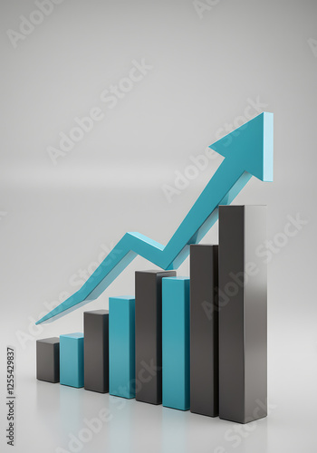 Ascending Growth Chart: Illustrative 3D Model of Financial Success and Business Expansion Free Download Ascending Growth Chart: Illustrative 3D Model of Financial Success and Business Expansion - GFXLoad