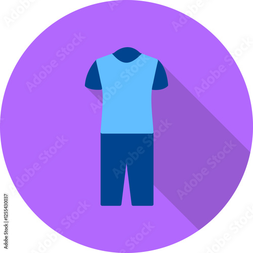 Pyjamas Suit Vector Icon