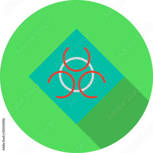 Biological Hazard Vector Icon