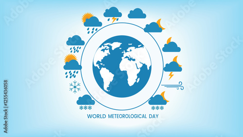 World Meteorological Day WMO Day Weather Symbols