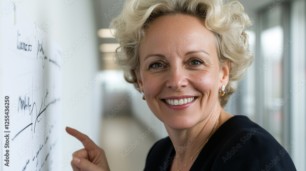 Fototapeta premium Happy businesswoman 