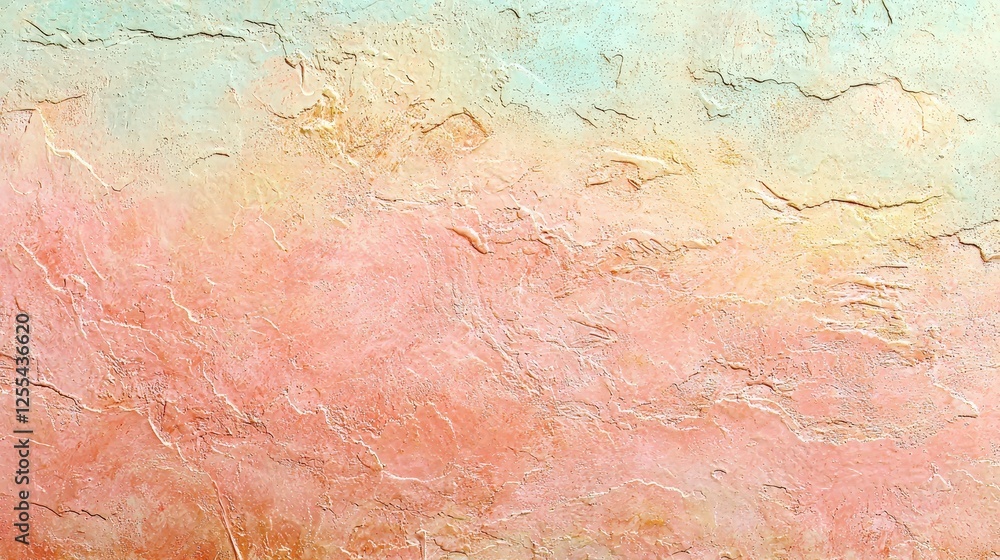 Fototapeta premium Abstract Textured Background with Soft Pastel Shades of Pink and Blue