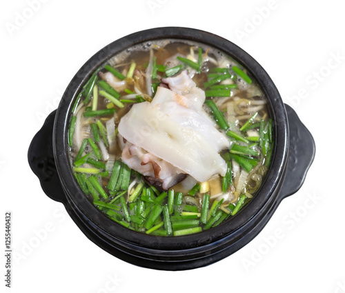 octopus soup, Korean Food, octopus, octopusGukbap, 문어국밥, 한국음식