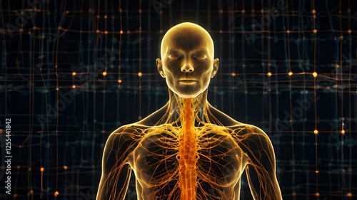 3d rendered illustration of a human body