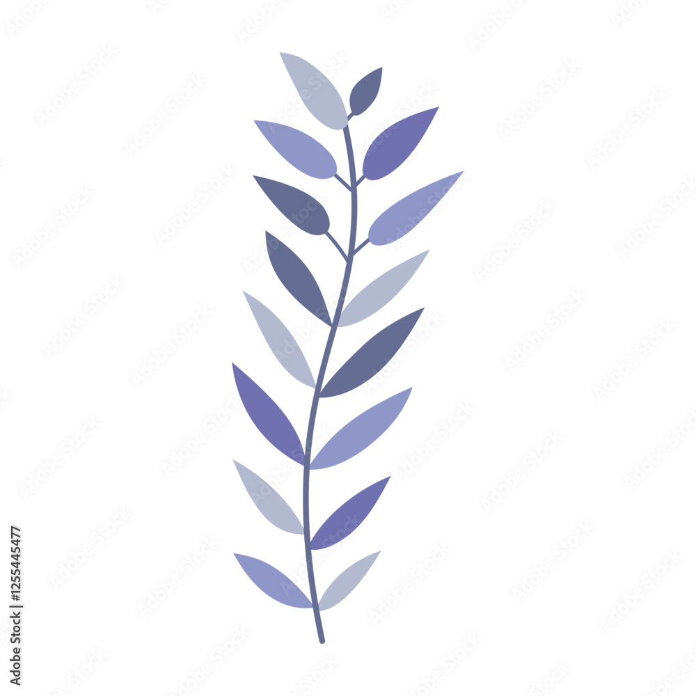 Plant leaf, branch. Icon, vector illustration Plant leaf, branch. Icon, vector illustration