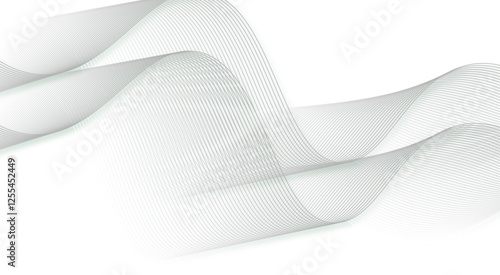 Abstract modern background, curved lines, create the effect of an optical illusion and will successfully complement your design.