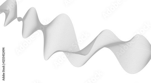 Abstract modern background, curved lines, create the effect of an optical illusion and will successfully complement your design.