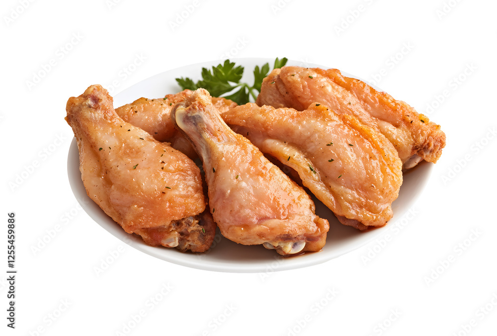 Plate of raw Chicken Drumsticks. Plate of raw Chicken Drumsticks.