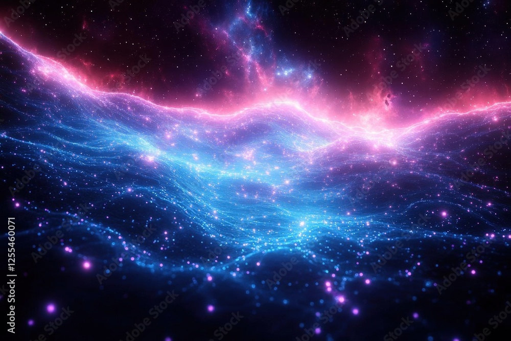 Fototapeta premium Abstract Colorful Space Nebula