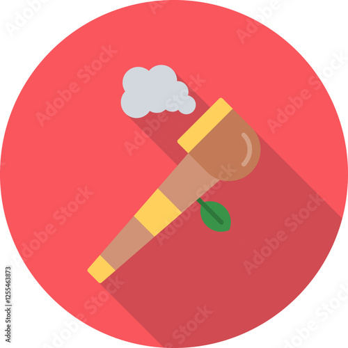 Pipe Of Peace Vector Icon