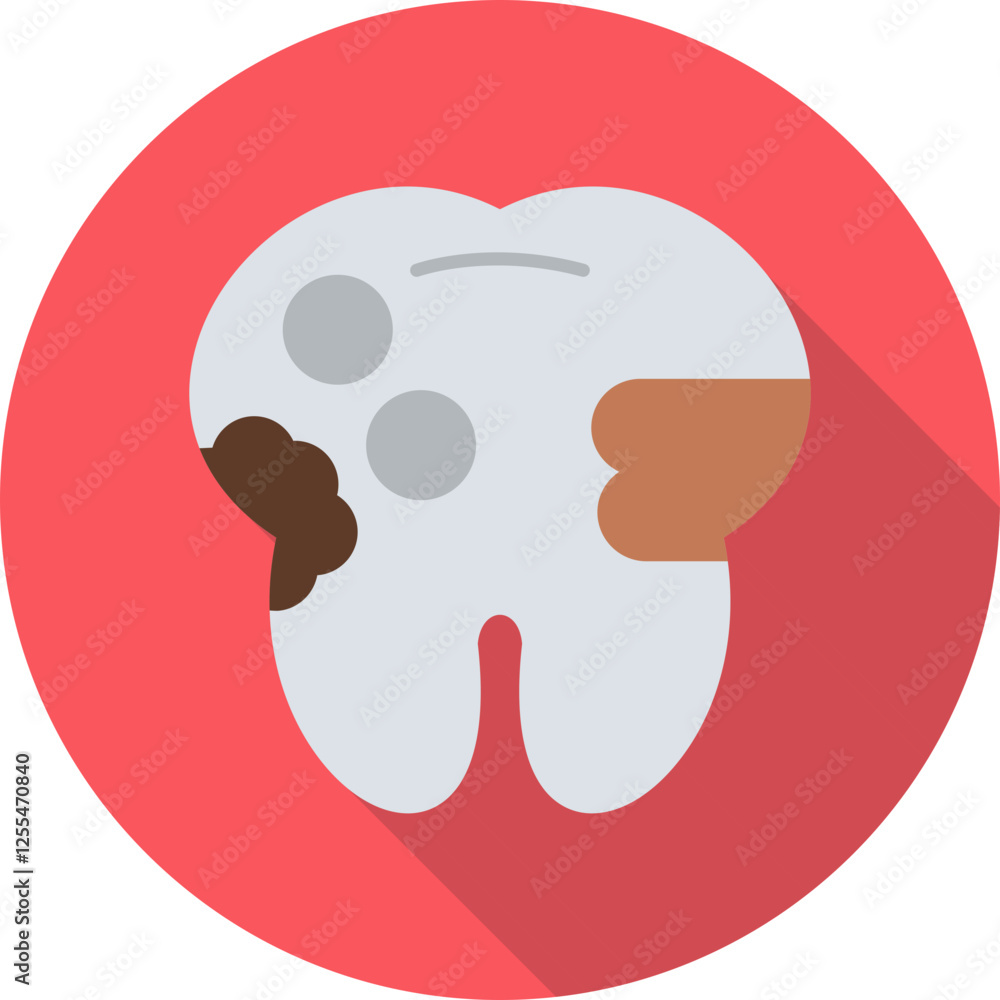 Caries Vector Icon Caries Vector Icon