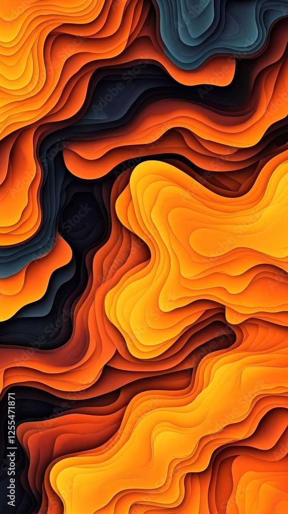 custom made wallpaper toronto digitalabstract orange with nice combination color vertical background