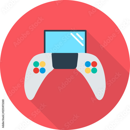 Unique Play Station Vector Icon