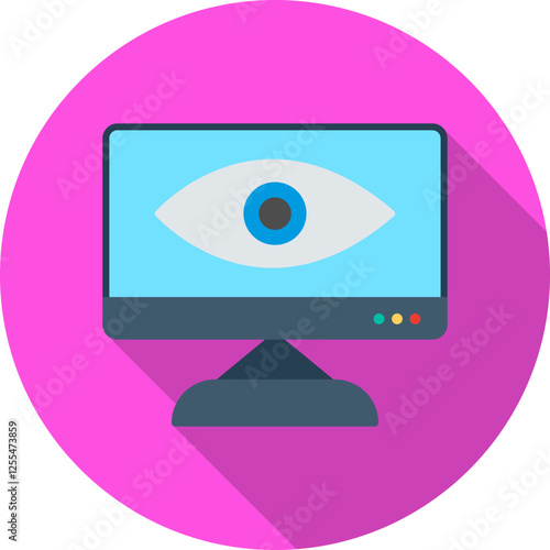 Unique Web Visibility Vector Icon