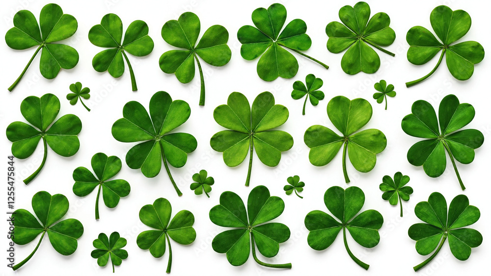 Exquisite Green Lucky Clovers and Shamrocks PNG Set for Saint Patrick’s Day Creative Projects, Flyers, and Merchandise Use Exquisite Green Lucky Clovers and Shamrocks PNG Set for Saint Patrick’s Day Creative Projects, Flyers, and Merchandise Use