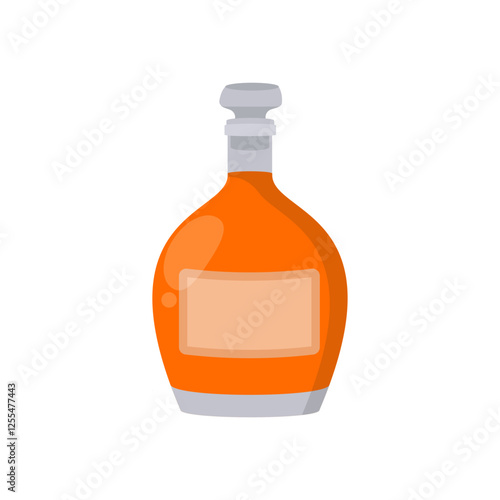 Brandy, Cocktails Vector illustration, Isolated