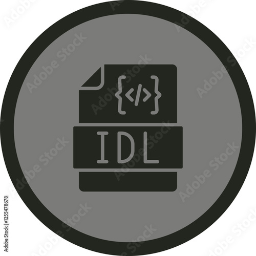 Idl Vector Icon Design photo