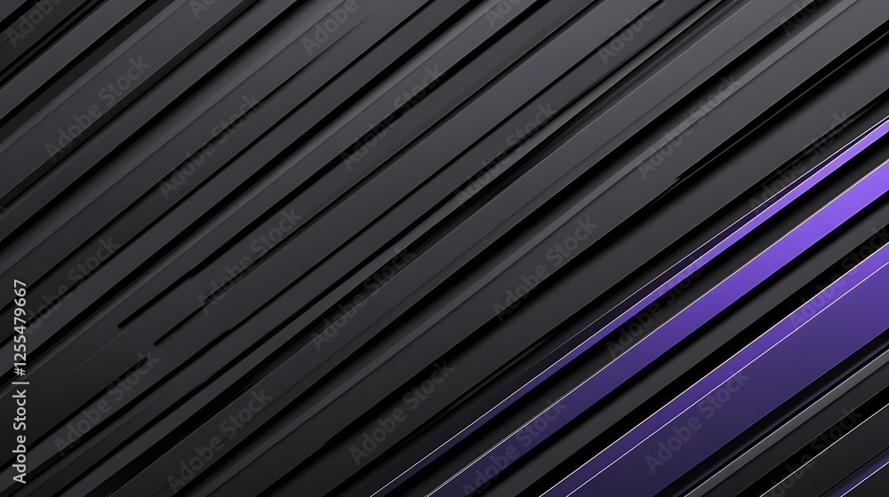 Obraz premium Abstract diagonal lines, dark background, modern design