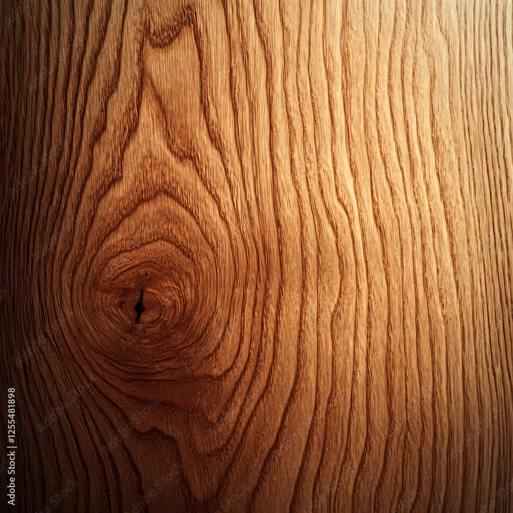 Detailed close-up of smooth wooden surface showcasing natural grain patterns and knots in warm tones Detailed close-up of smooth wooden surface showcasing natural grain patterns and knots in warm tones