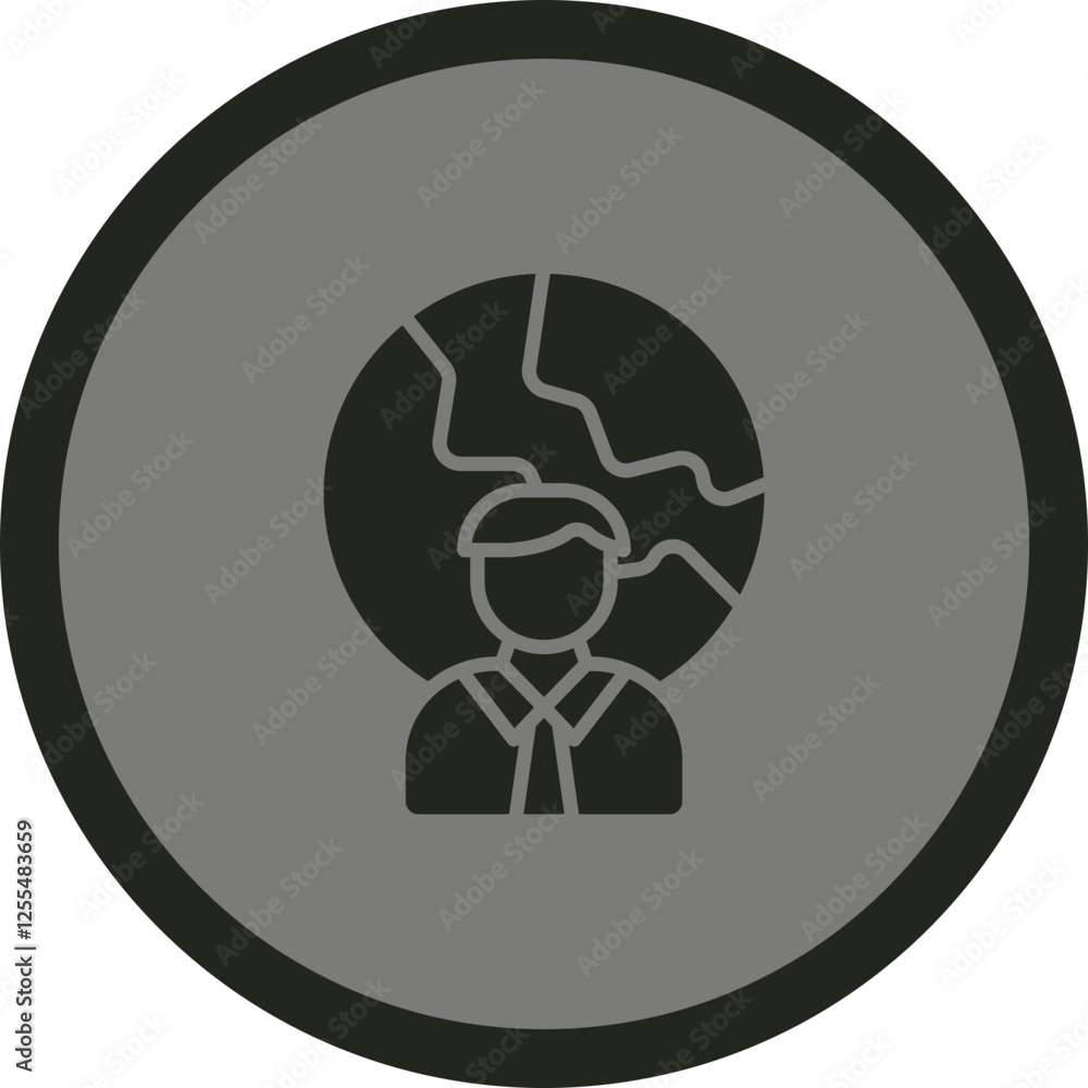 International Client Vector Icon Design International Client Vector Icon Design