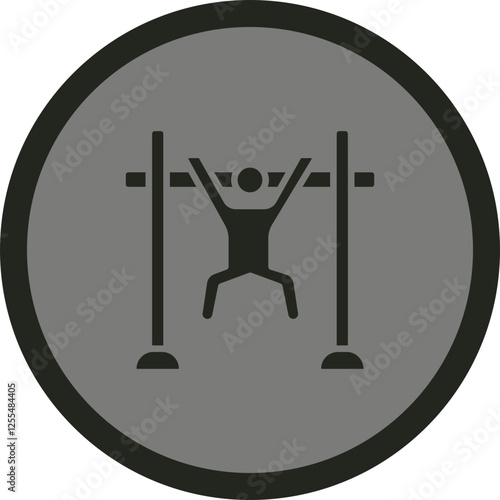 Pull Ups Vector Icon Design