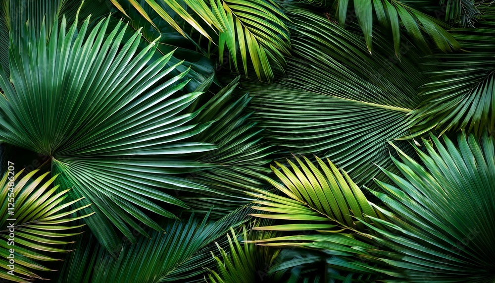 Obraz premium tropical palm leaves