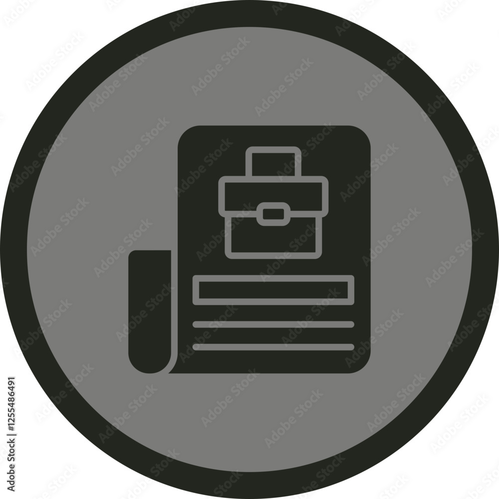 Job Advertisement Vector Icon Design Job Advertisement Vector Icon Design