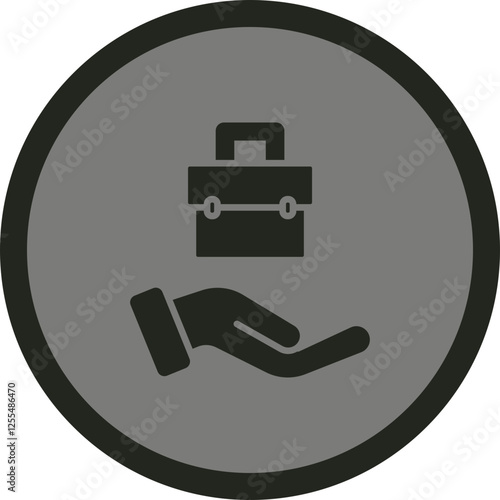 Job Offer Vector Icon Design