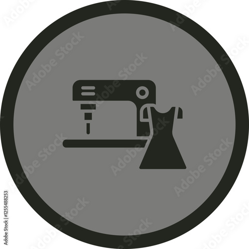 Dressmaking Vector Icon Design