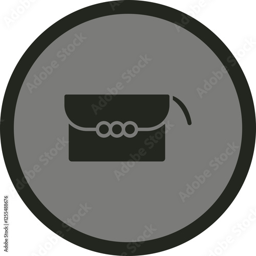 Clutch Vector Icon Design