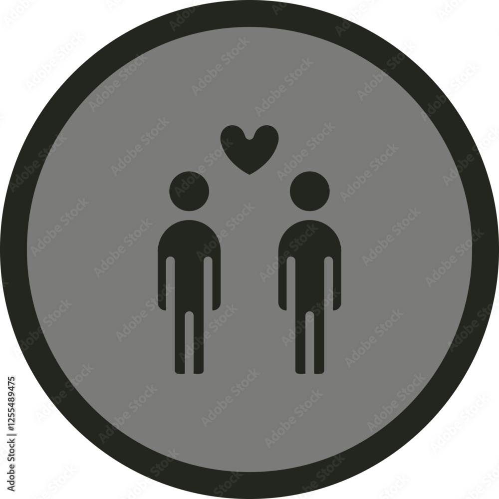 Friendship Vector Icon Design Friendship Vector Icon Design
