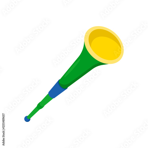 Vuvuzela, African Symbols Illustration