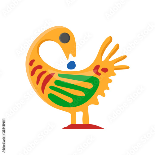 Sankofa, African Symbols Illustration