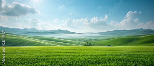 Windows wallpapers, green landscape