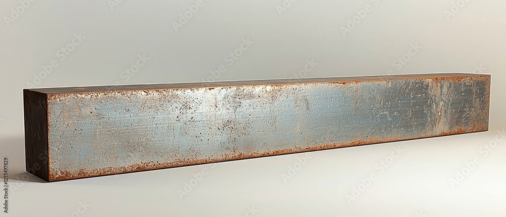 Rusty metal beam showcasing unique textures and colors for industrial or artistic applications. Rusty metal beam showcasing unique textures and colors for industrial or artistic applications.