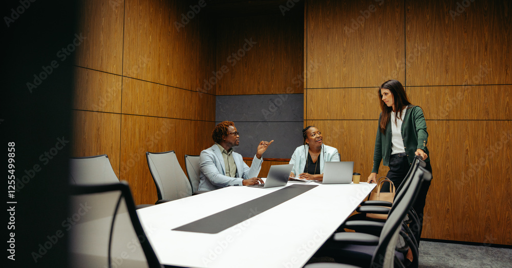 © Jacob Lund - Professional board meeting at a modern law firm office