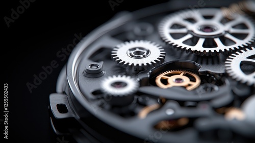 Wallpaper Mural Close-up Mechanical Watch Movement Torontodigital.ca