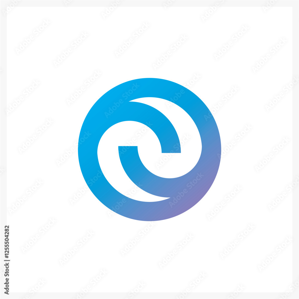 Modern Abstract Logo with Geometric Design Modern Abstract Logo with Geometric Design