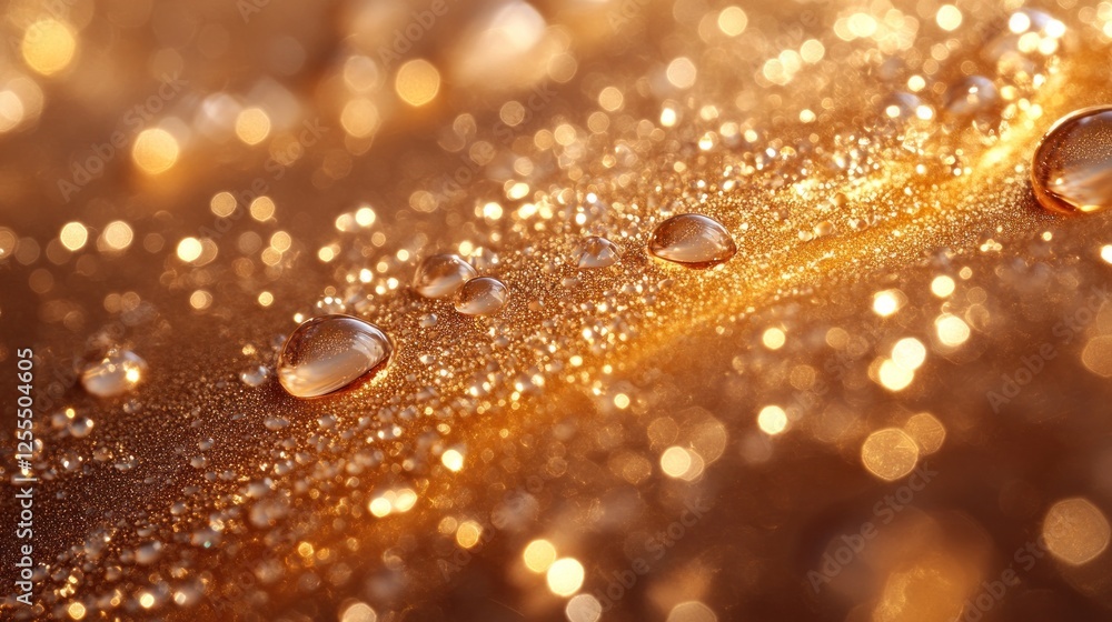 Luxurious Champagne Bokeh with Golden Elegance and Shine Luxurious Champagne Bokeh with Golden Elegance and Shine