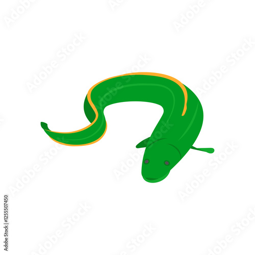 EelSeafood Vector Illustration, Isolated