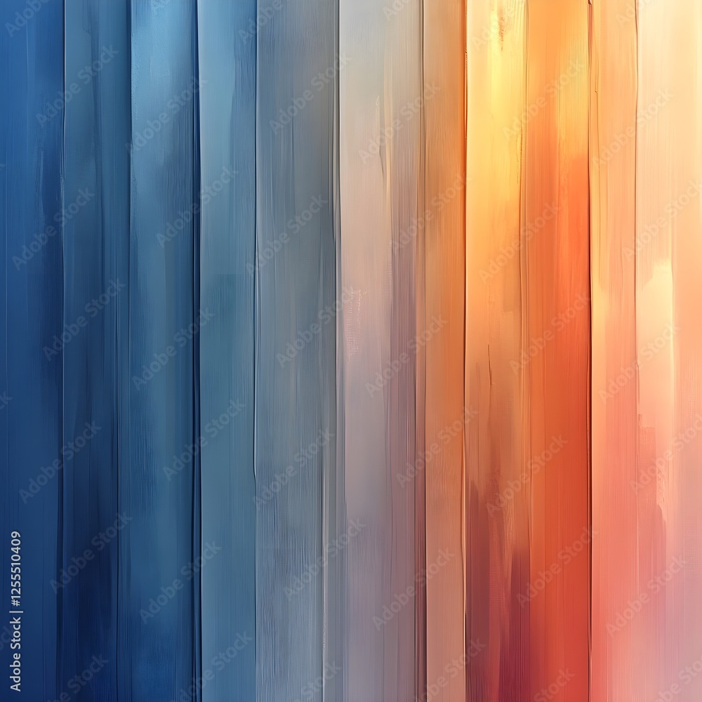 Fototapeta premium A soft and airy gradient mesh where gentle blues fade into warm taupe.