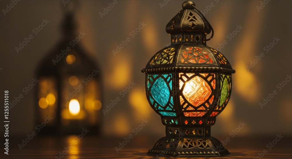 Ramadan Fanous copy space backgroung Ramadan Fanous copy space backgroung