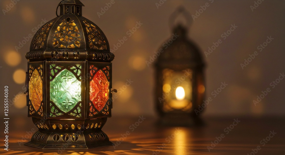 Ramadan Fanous copy space backgroung Ramadan Fanous copy space backgroung