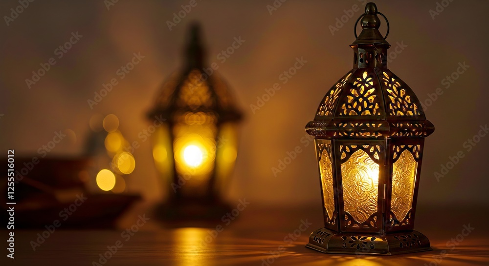 Ramadan Fanous copy space backgroung Ramadan Fanous copy space backgroung