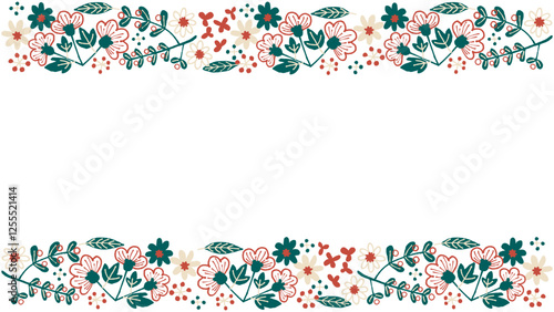 北欧風クリスマスの背景素材