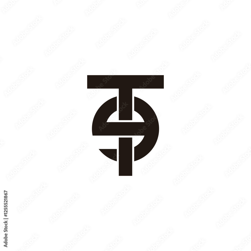 Letter T and g square circle geometric symbol simple logo vector Letter T and g square circle geometric symbol simple logo vector