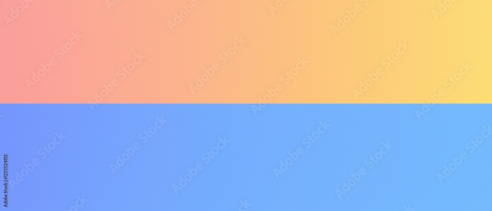 Obraz premium Pastel Orange and Blue Gradient Background